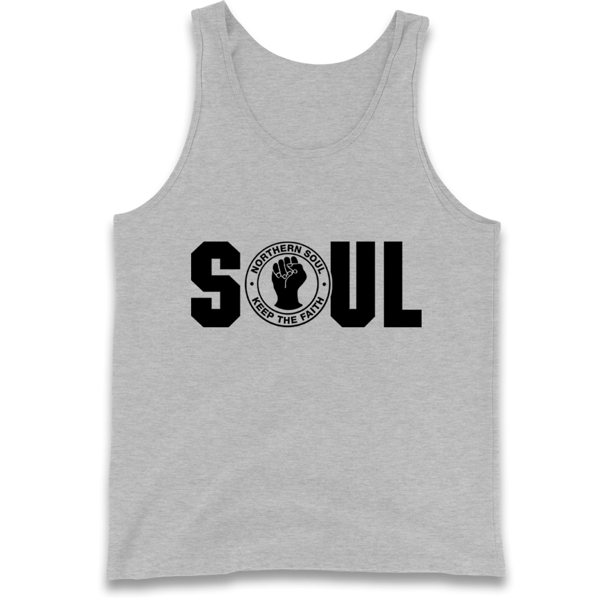 Northern Soul Keep The Faith Logo Tank Top
