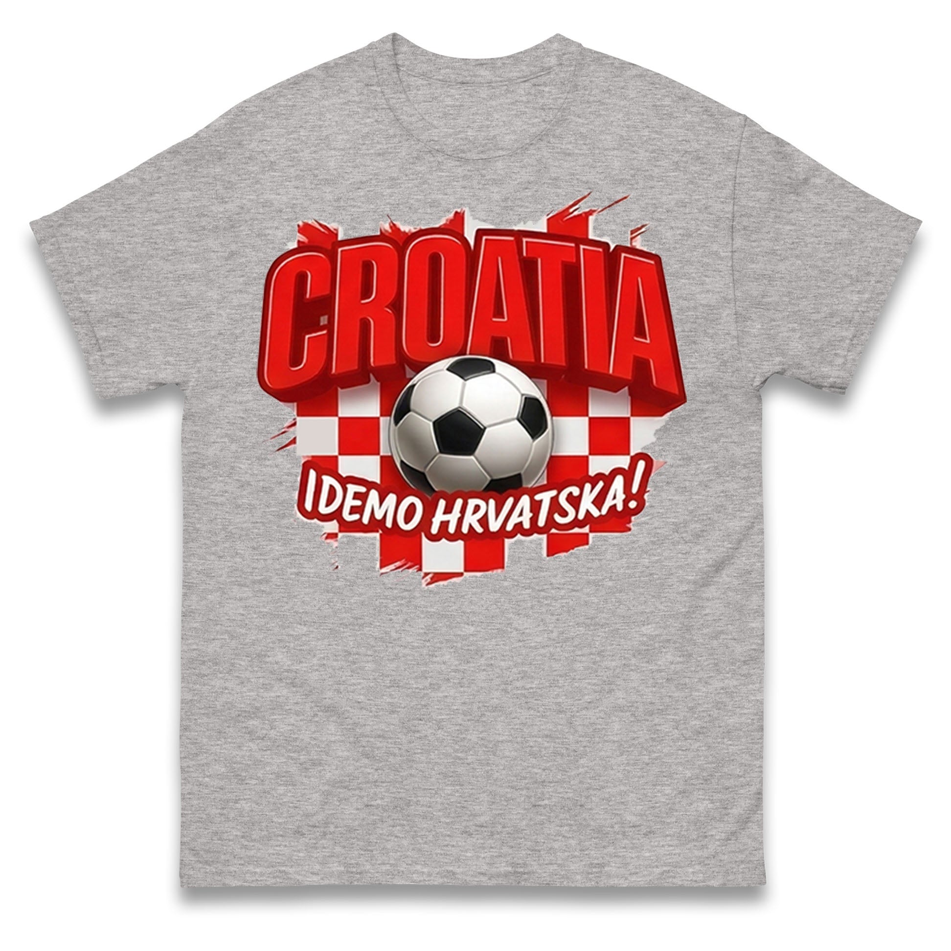 Croatia Retro World Cup T Shirt