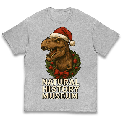 Natural History Museum Christmas Kids T Shirt