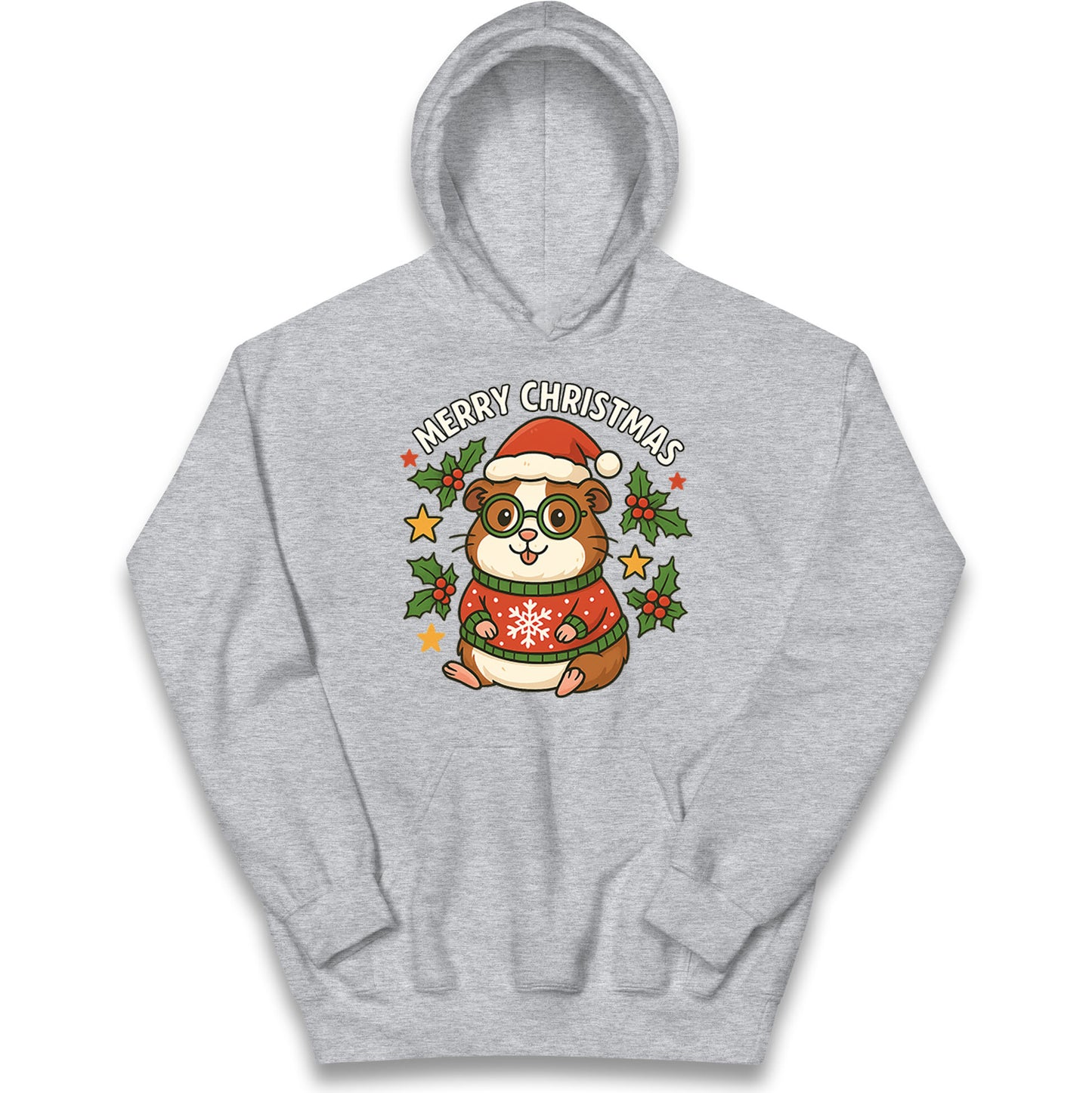 Guinea Pig Christmas Kids Hoodie