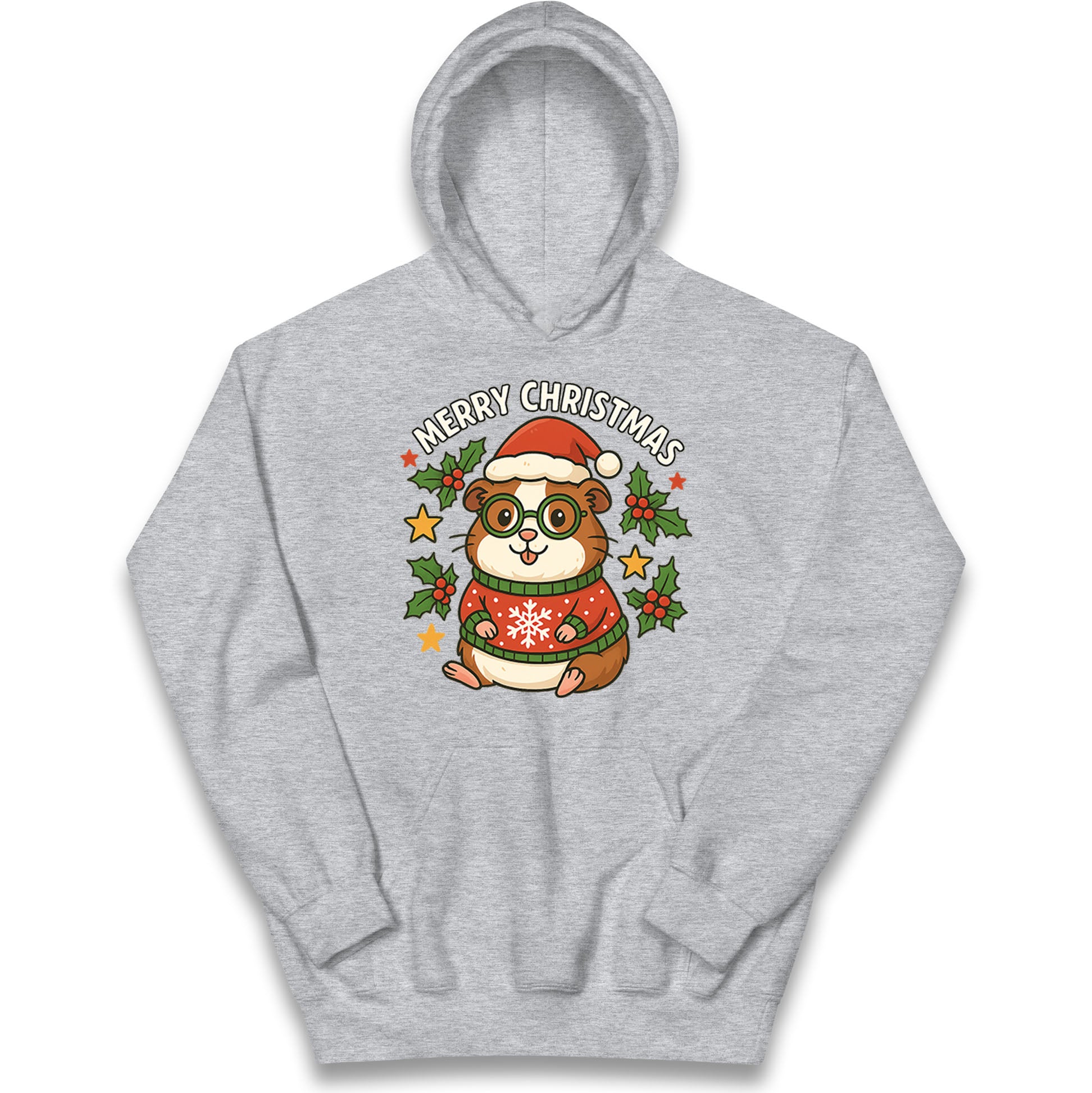 Guinea Pig Christmas Kids Hoodie
