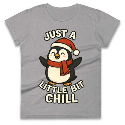 Penguin Christmas Ladies T Shirt