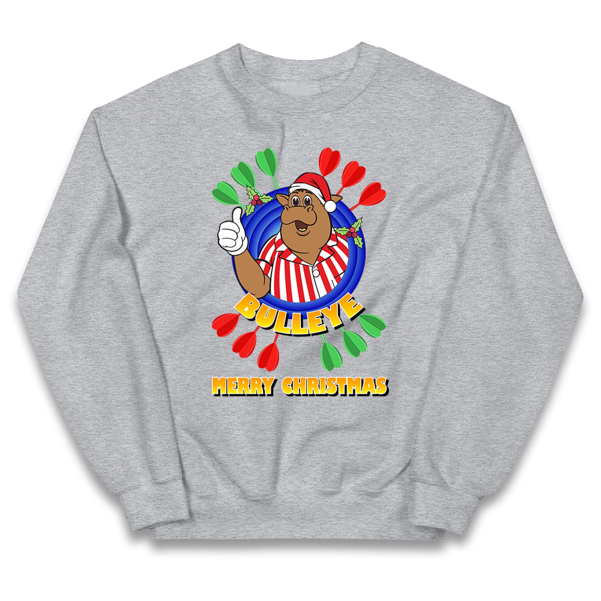 bullseye dartboard christmas jumper