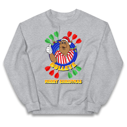 bullseye dartboard christmas jumper
