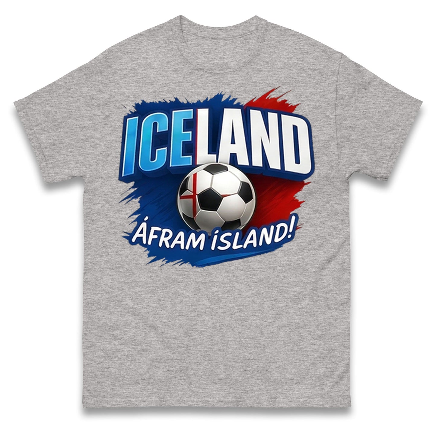 Iceland Retro World Cup T Shirt 