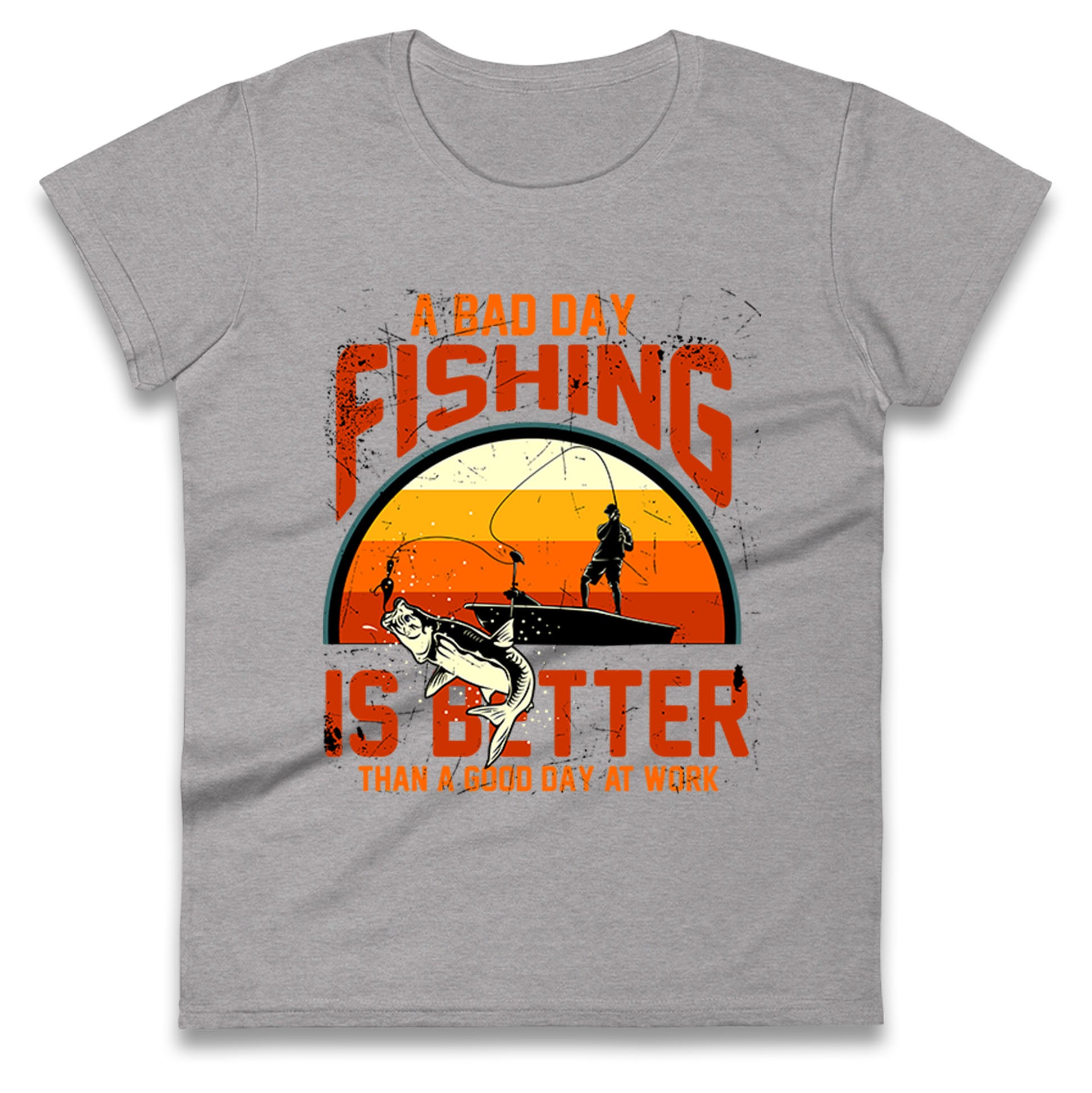I love fishing Ladies T Shirt