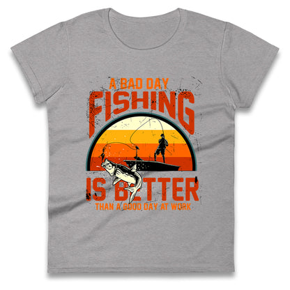 I love fishing Ladies T Shirt