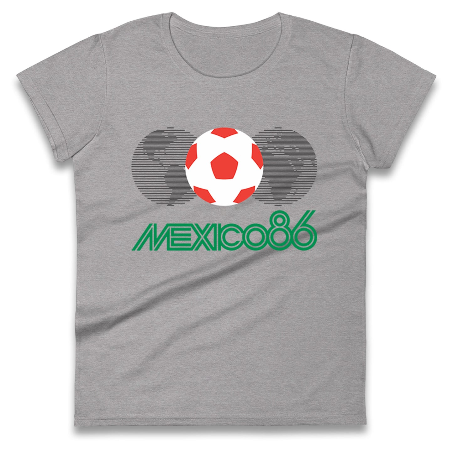 Mexico 86 logo Ladies T Shirt