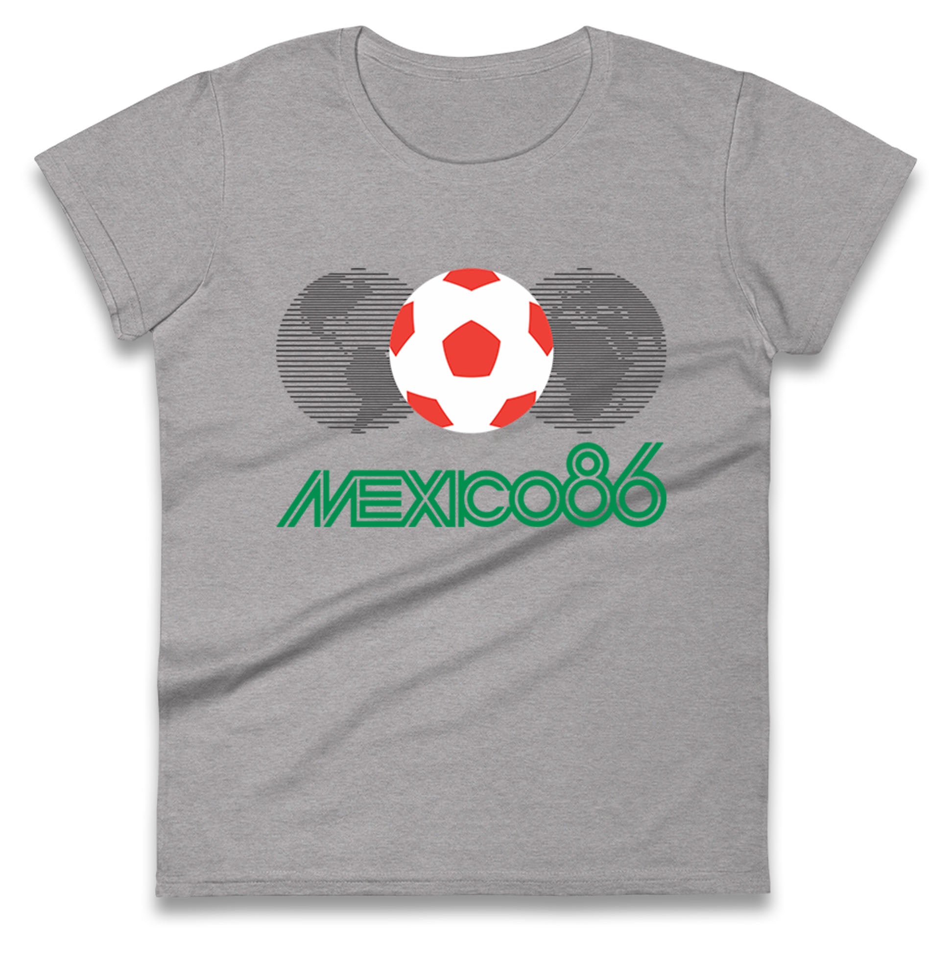 Mexico 86 logo Ladies T Shirt