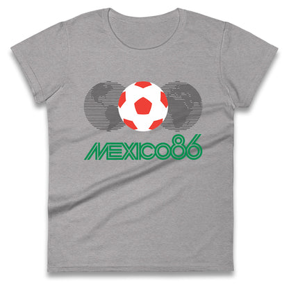 Mexico 86 logo Ladies T Shirt