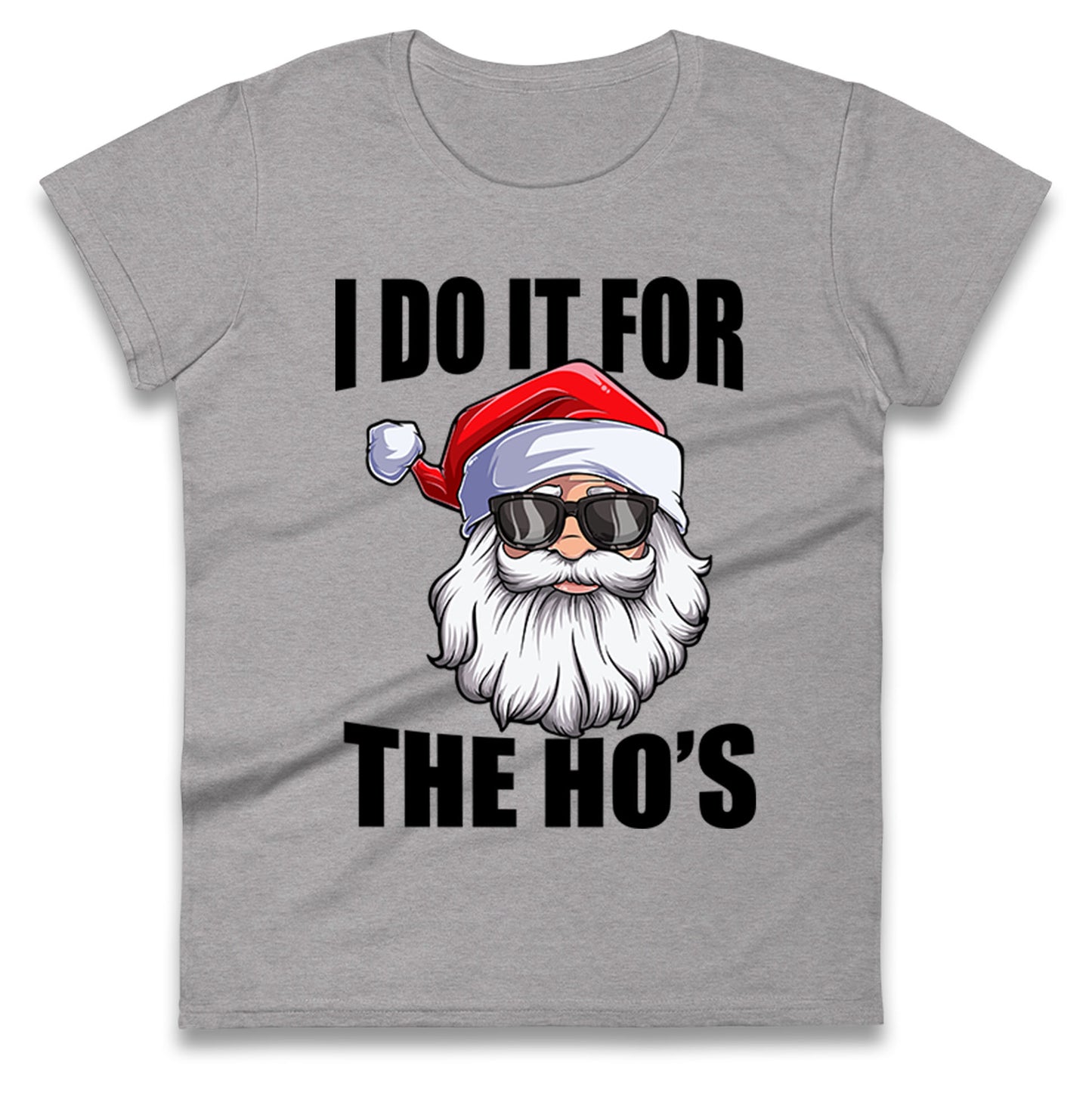 Ho Ho Ho Christmas Ladies T Shirt