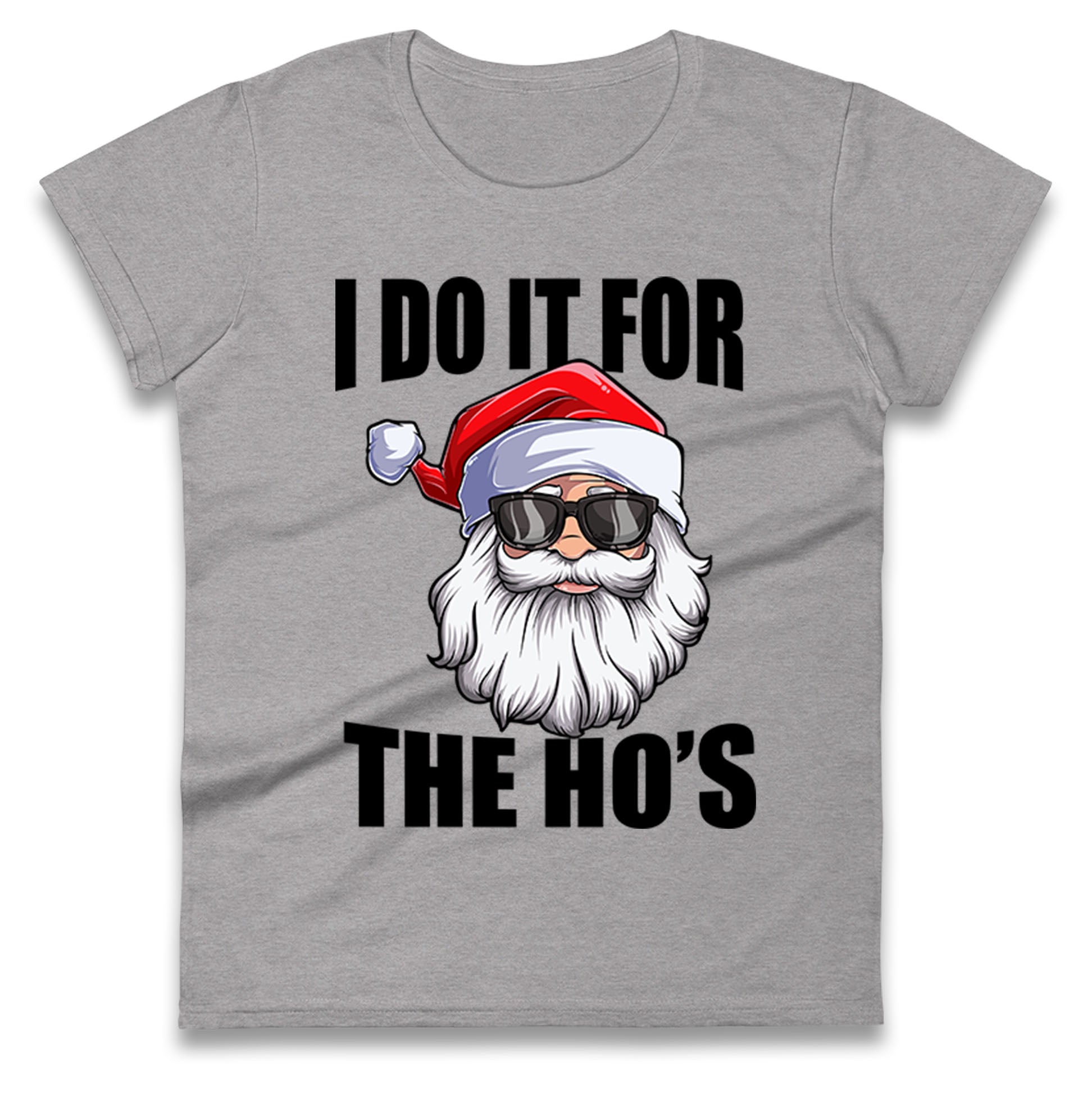 Ho Ho Ho Christmas Ladies T Shirt