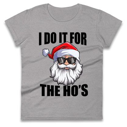 Ho Ho Ho Christmas Ladies T Shirt