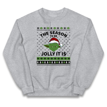 Yoda Christmas Kids Jumper