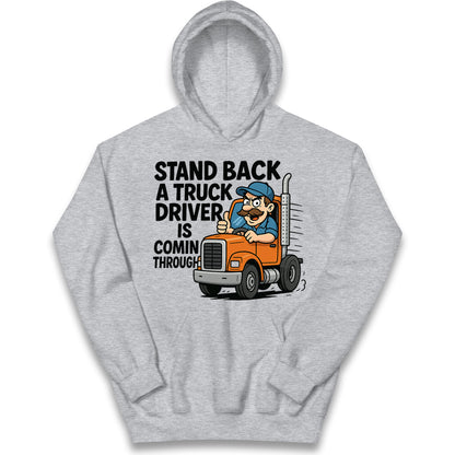Truck Driver Kids Hoodie