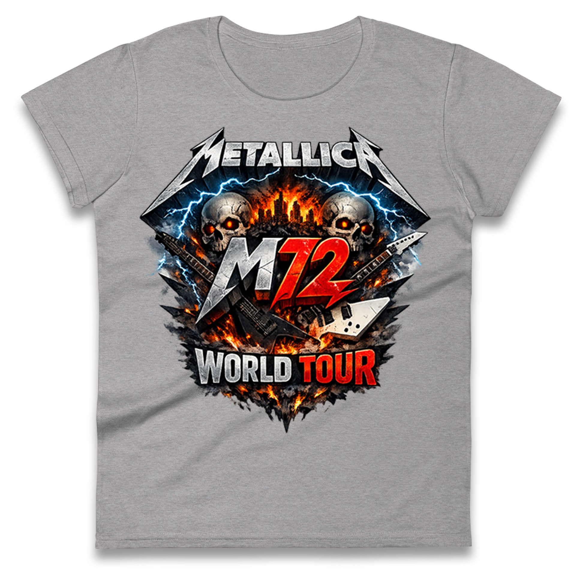 Metallica M72 World Tour Ladies T Shirt