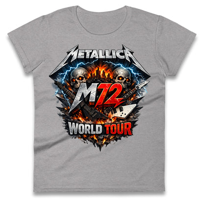 Metallica M72 World Tour Ladies T Shirt