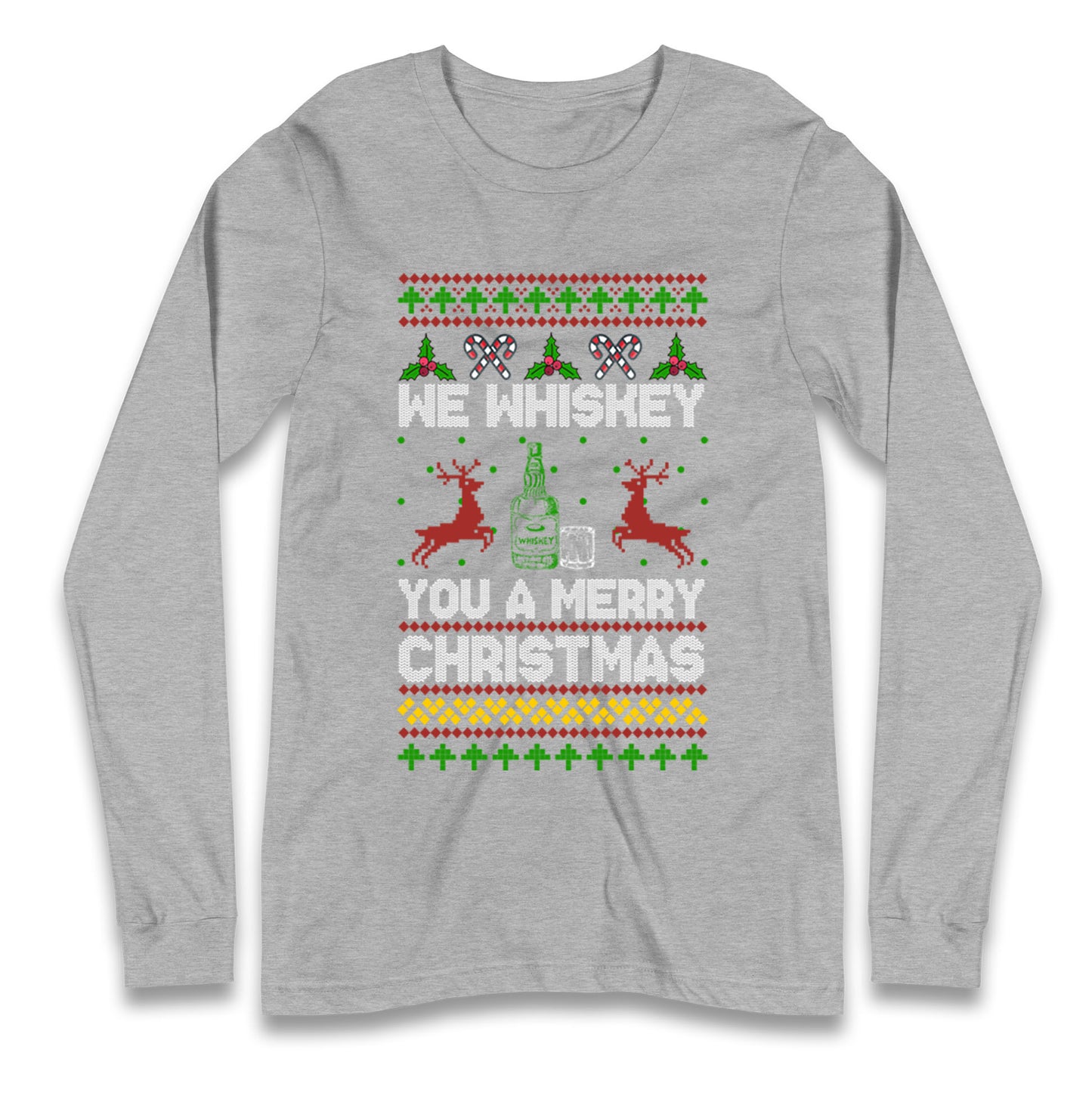 whisky Christmas Longsleeve T Shirt