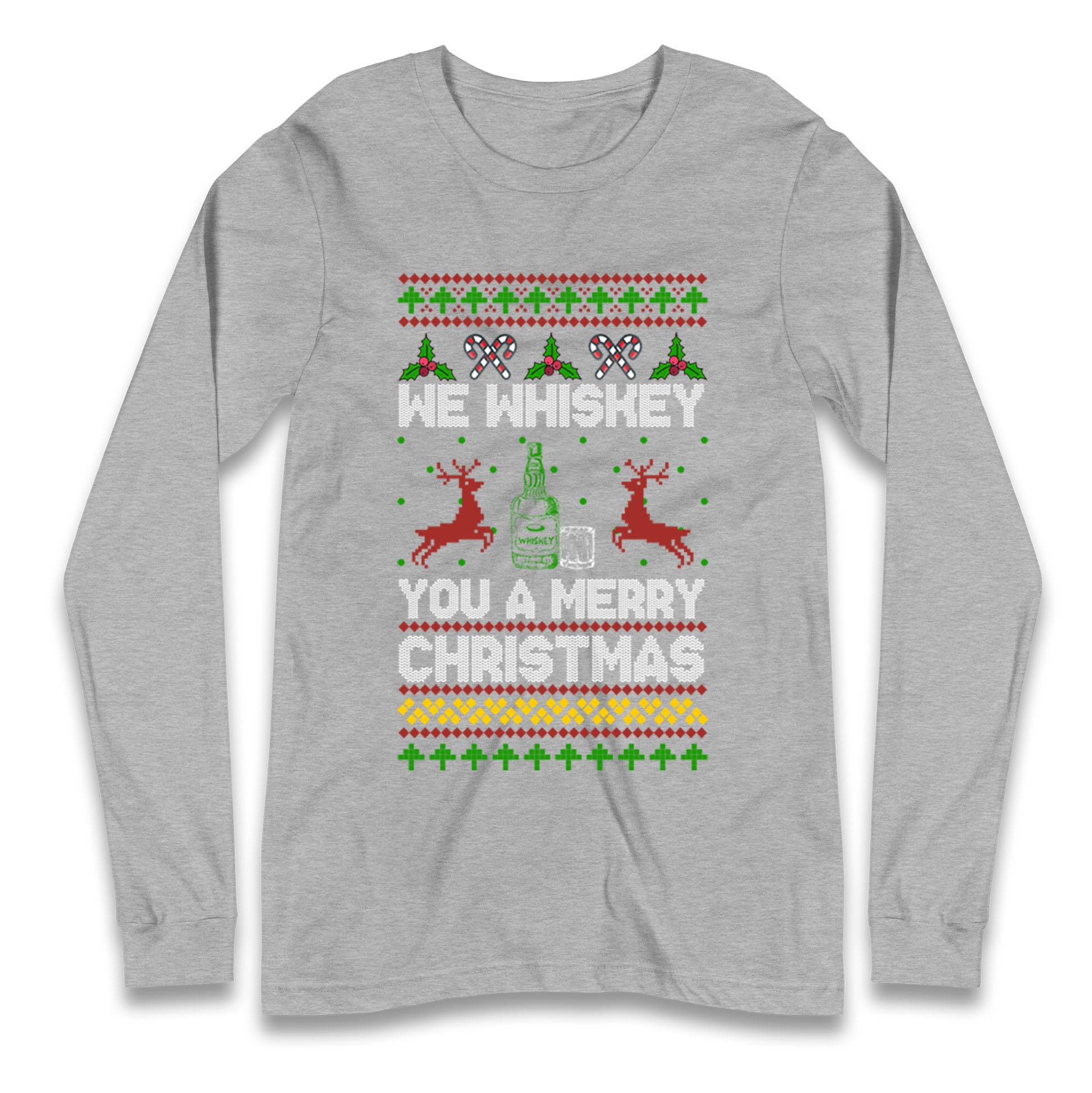 whisky Christmas Longsleeve T Shirt