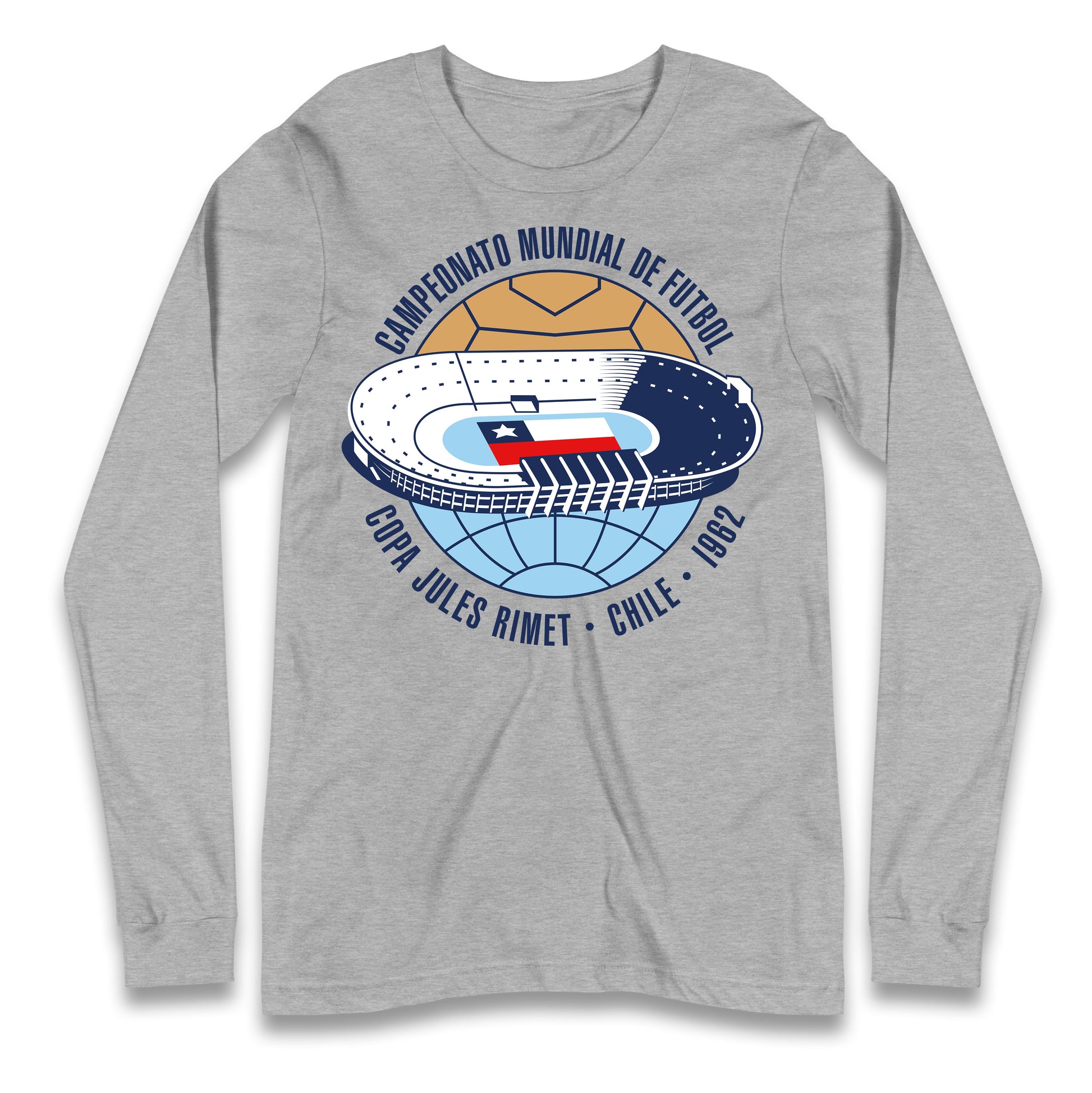 Chile 1962 Retro World Cup Longsleeve T Shirt