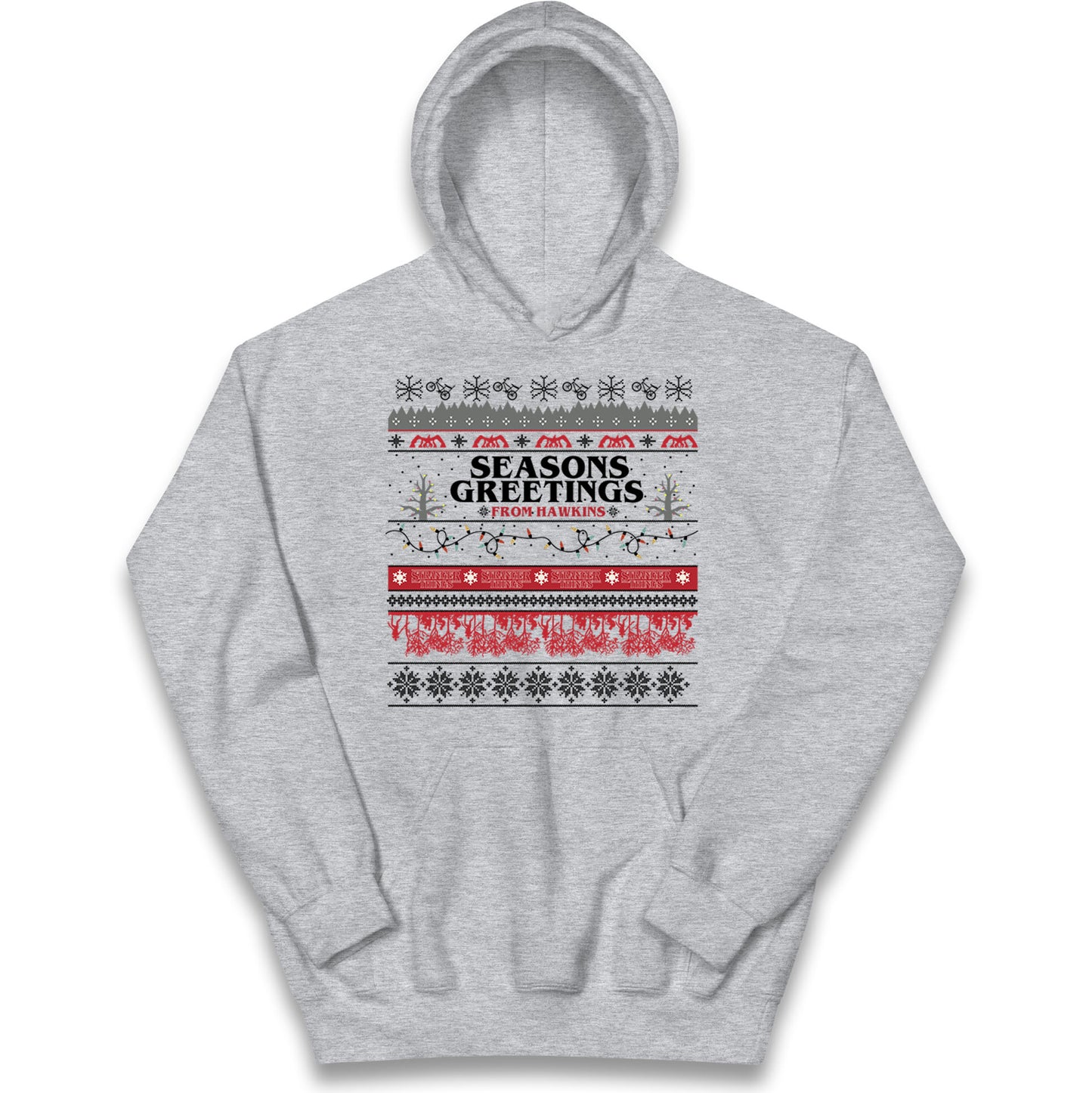 Stranger Things Trailer Kids Hoodie