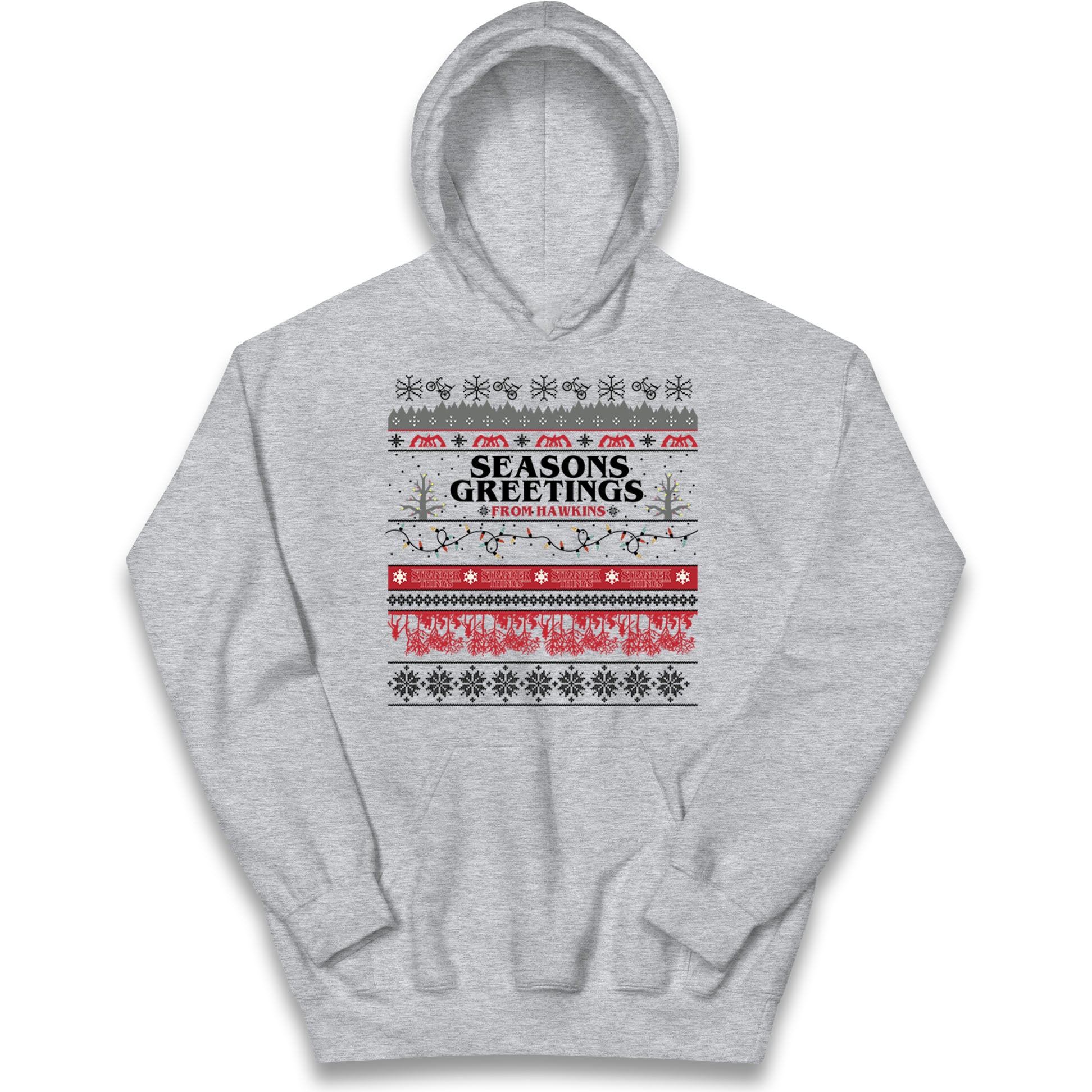 Stranger Things Trailer Kids Hoodie