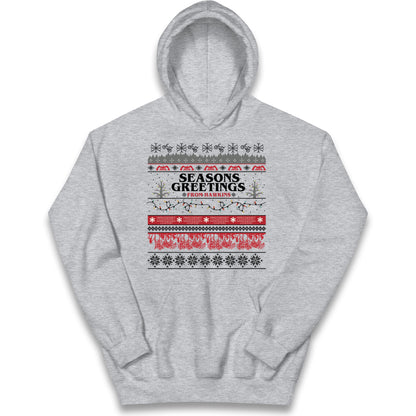 Stranger Things Trailer Kids Hoodie