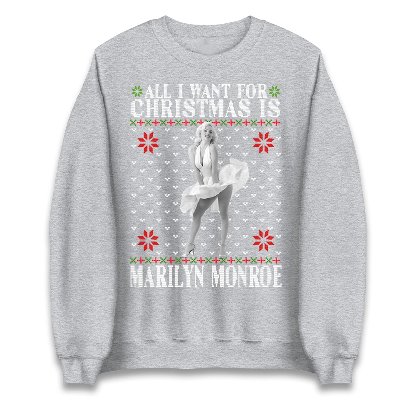 marilyn monroe christmas sweatshirt