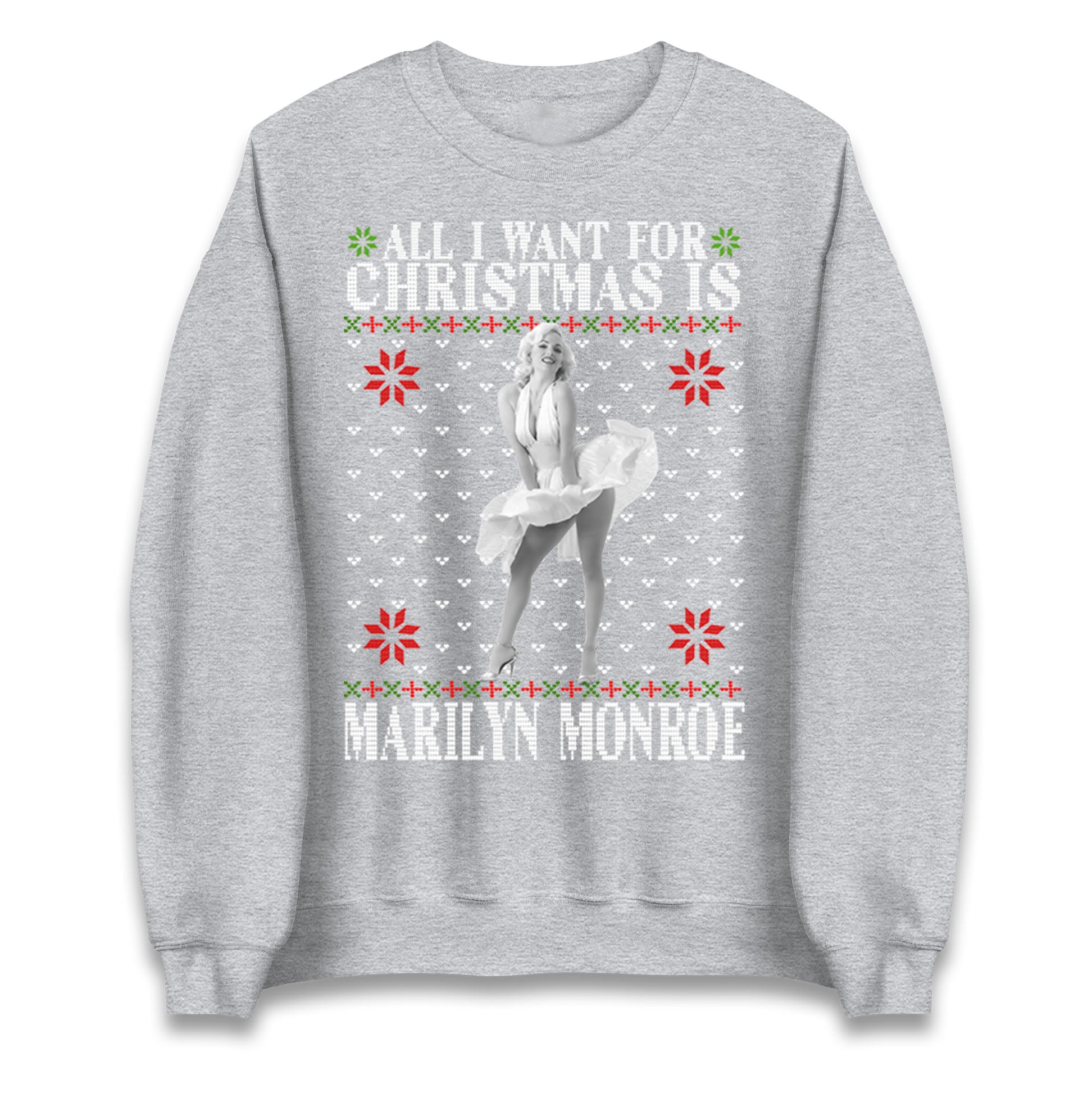 marilyn monroe christmas sweatshirt