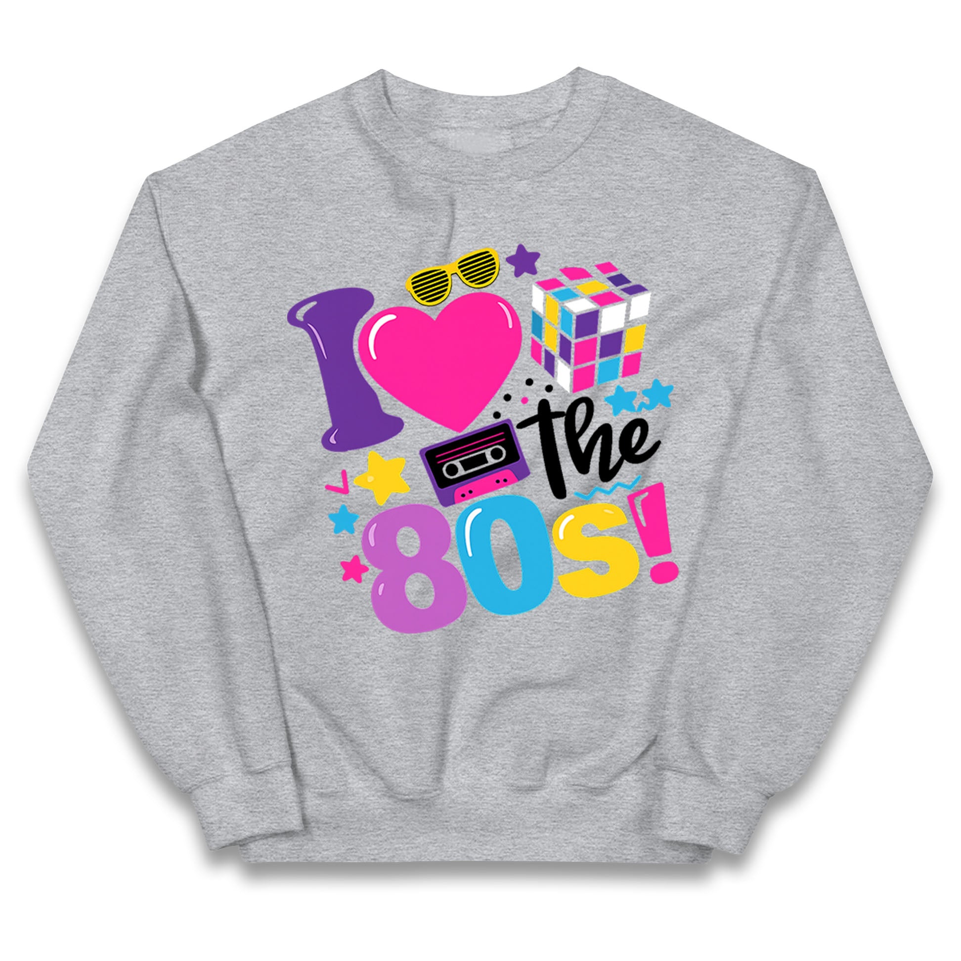 I Love The 80's Kids Jumper