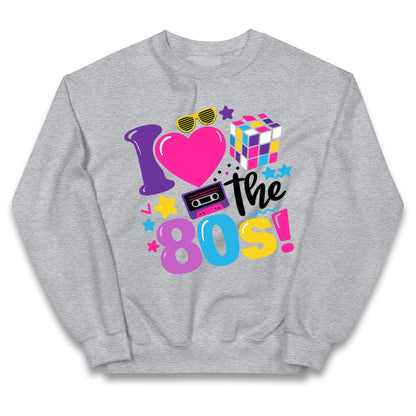 I Love The 80's Kids Jumper