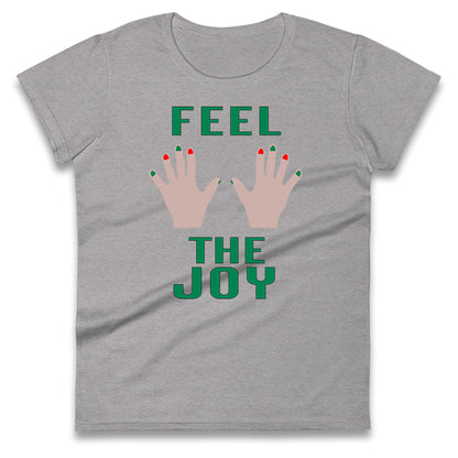 Rude christmas Ladies T Shirt