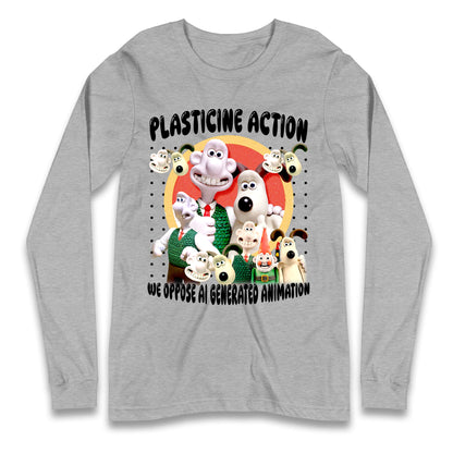 Plasticine Action Figure Longsleeve T Shirt