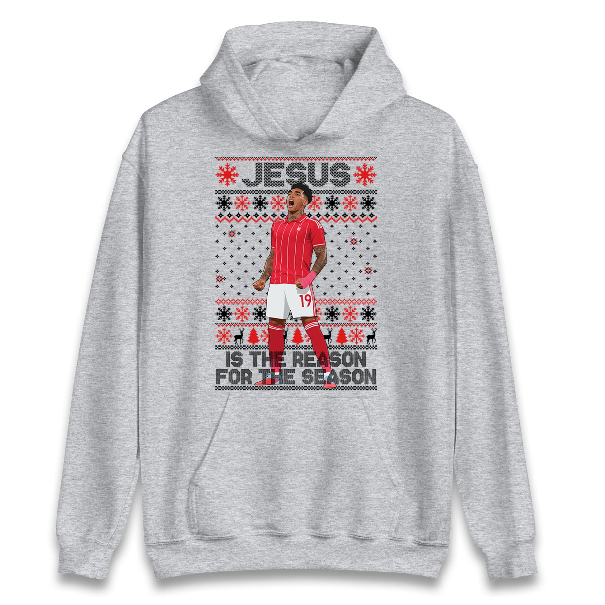 Nottm Forest FC Christmas Hoodie