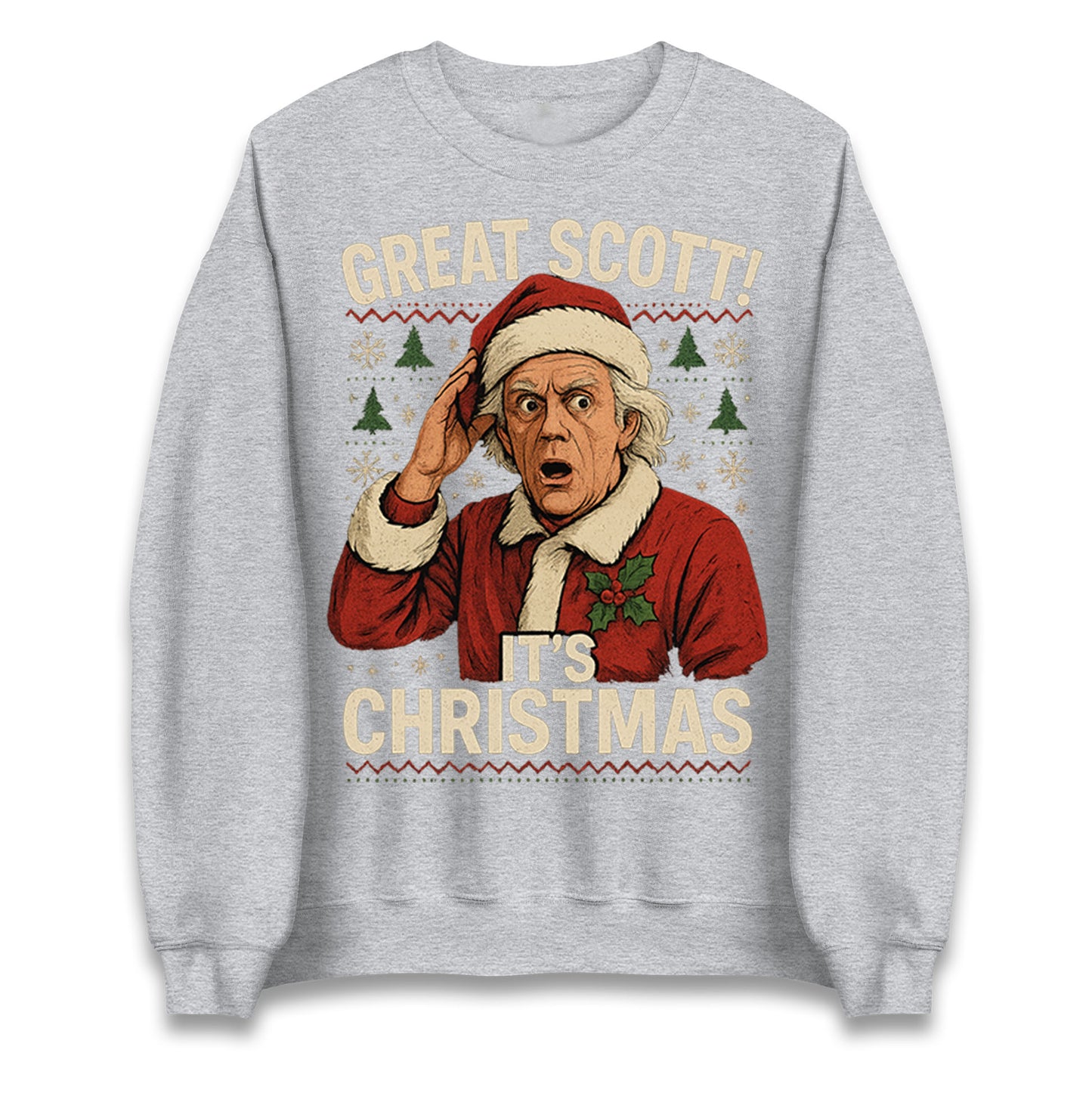 Back to the Future Doc Brown Jumper
