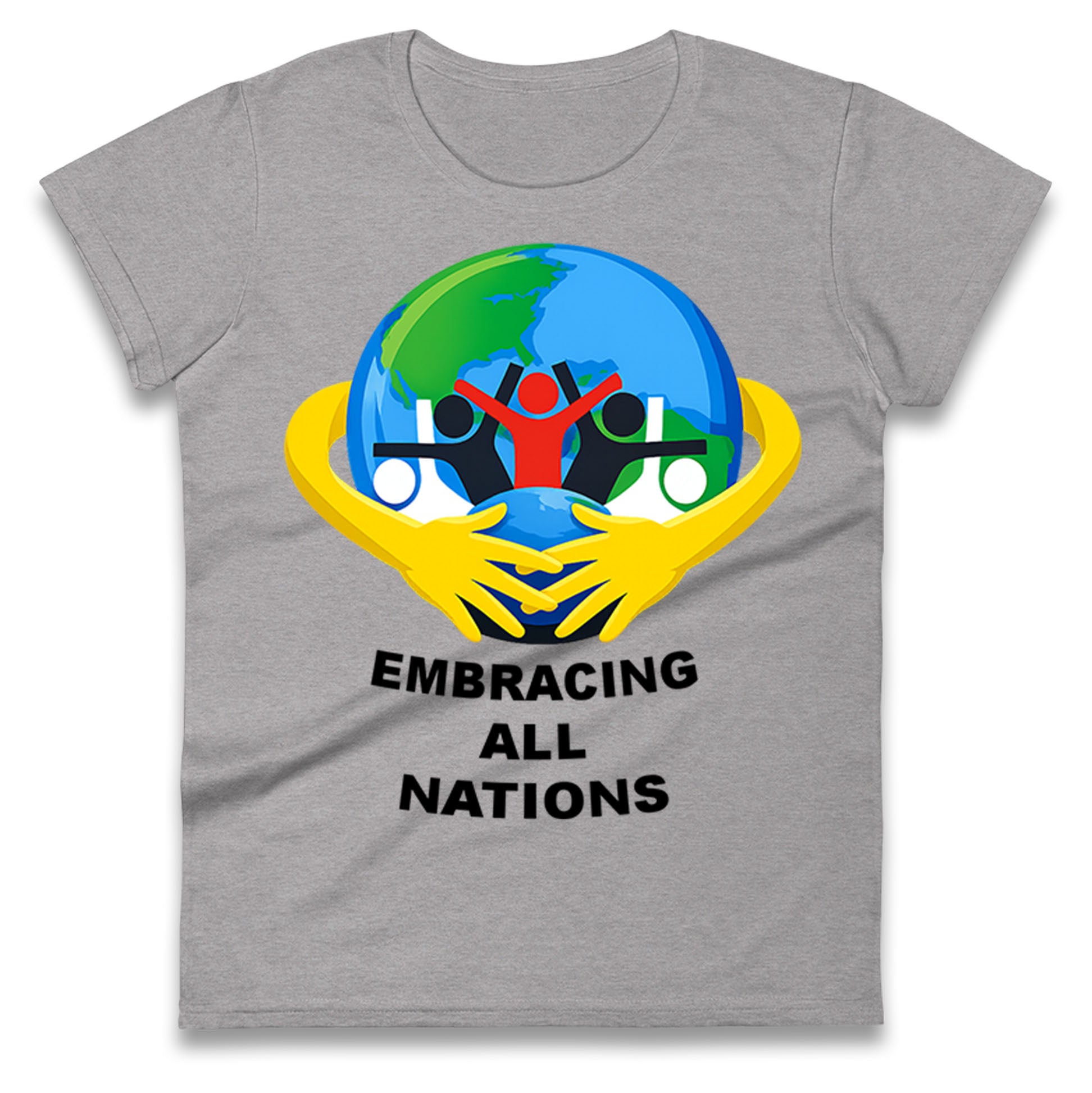 Embracing All Nations Ladies T Shirt