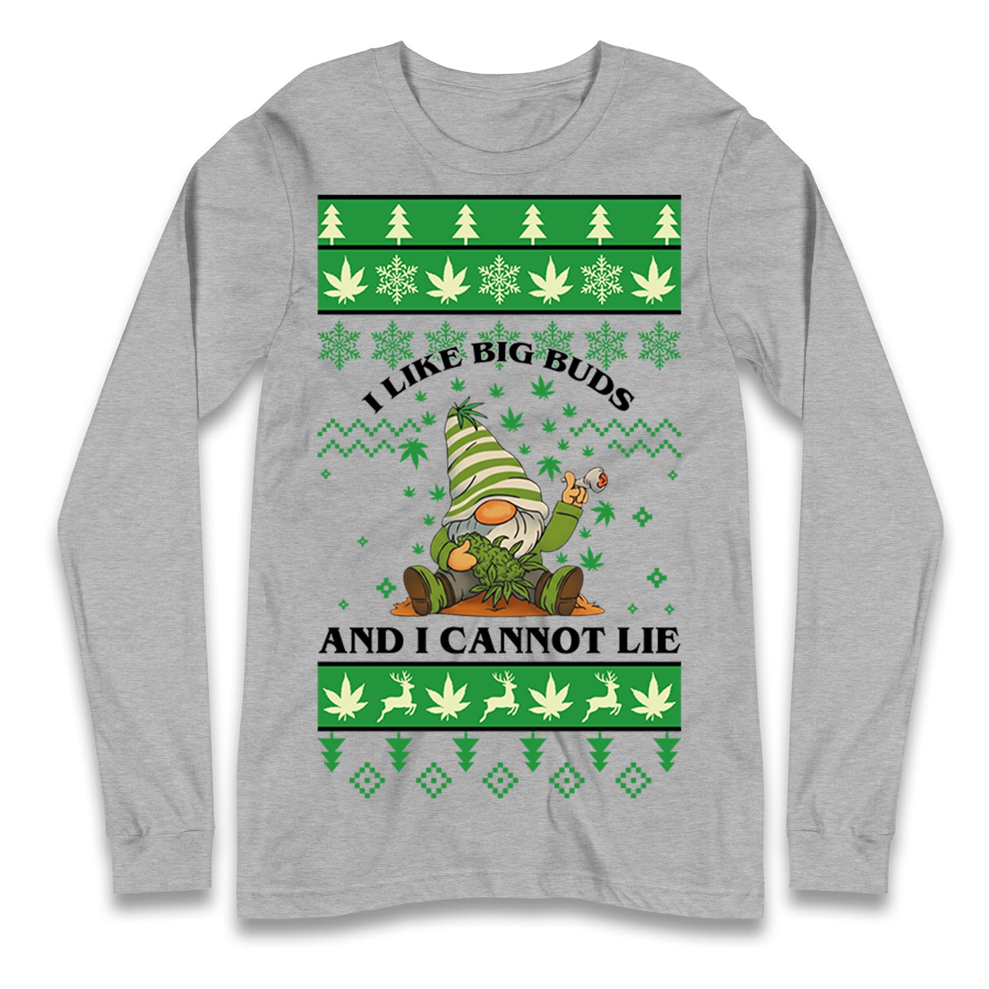Cannabis Christmas Longsleeve T Shirt