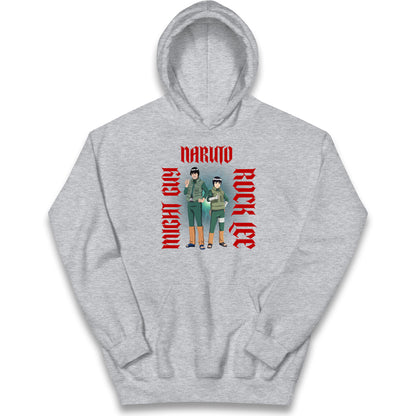 Naruto Might Guy And Rock Lee Hoodie