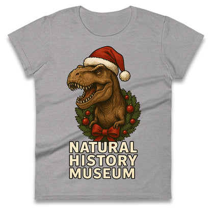 Natural History Museum Christmas Ladies T Shirt