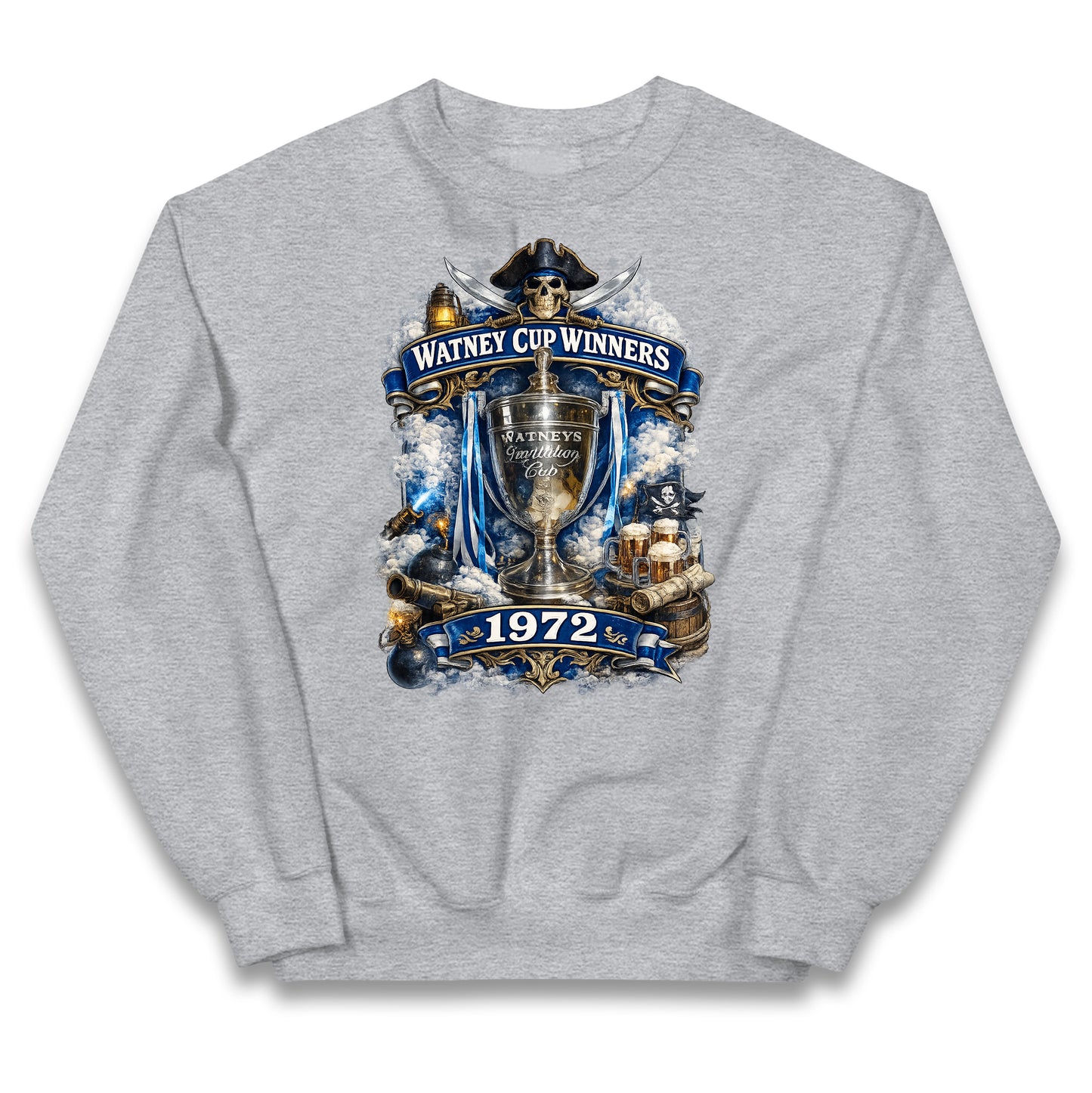 Retro Bristol Rovers Football Kids Jumper