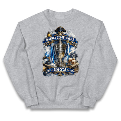 Retro Bristol Rovers Football Kids Jumper