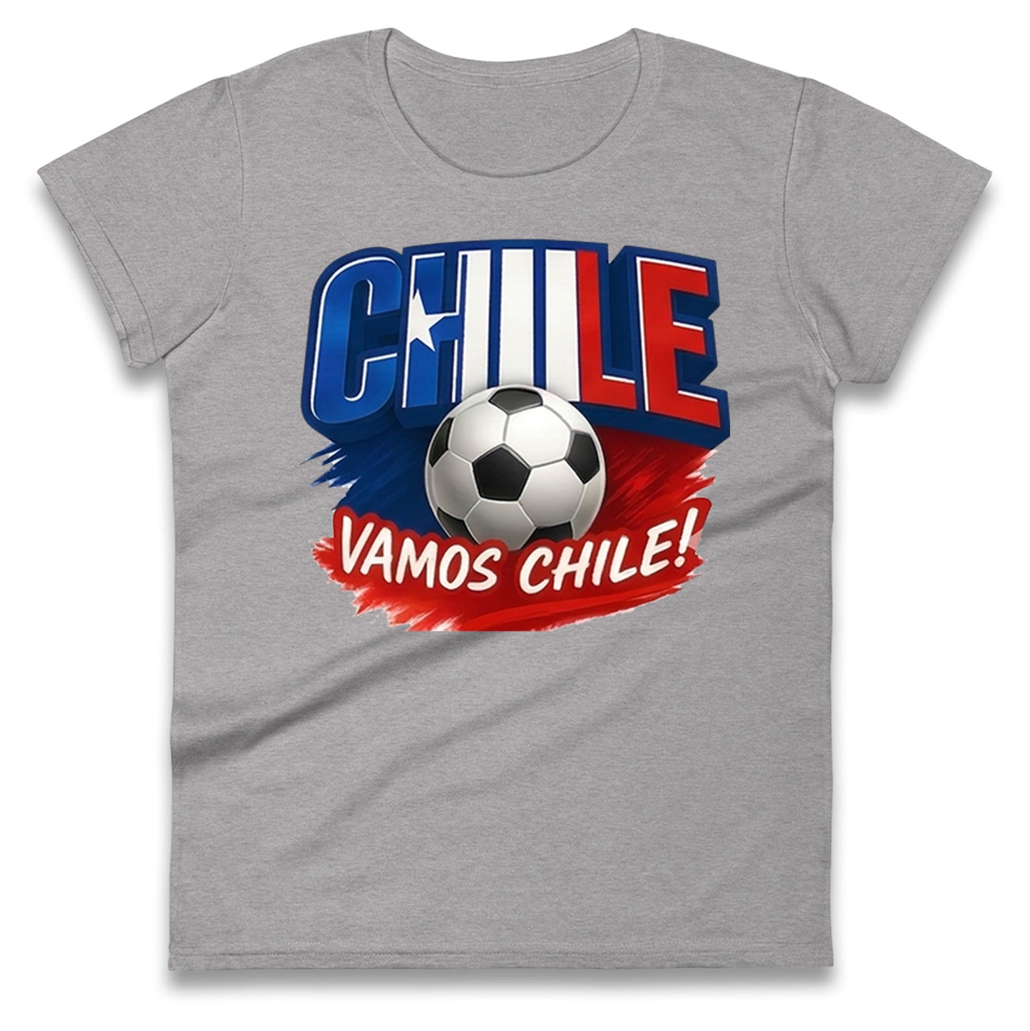 Chile Retro World Cup Ladies T Shirt 