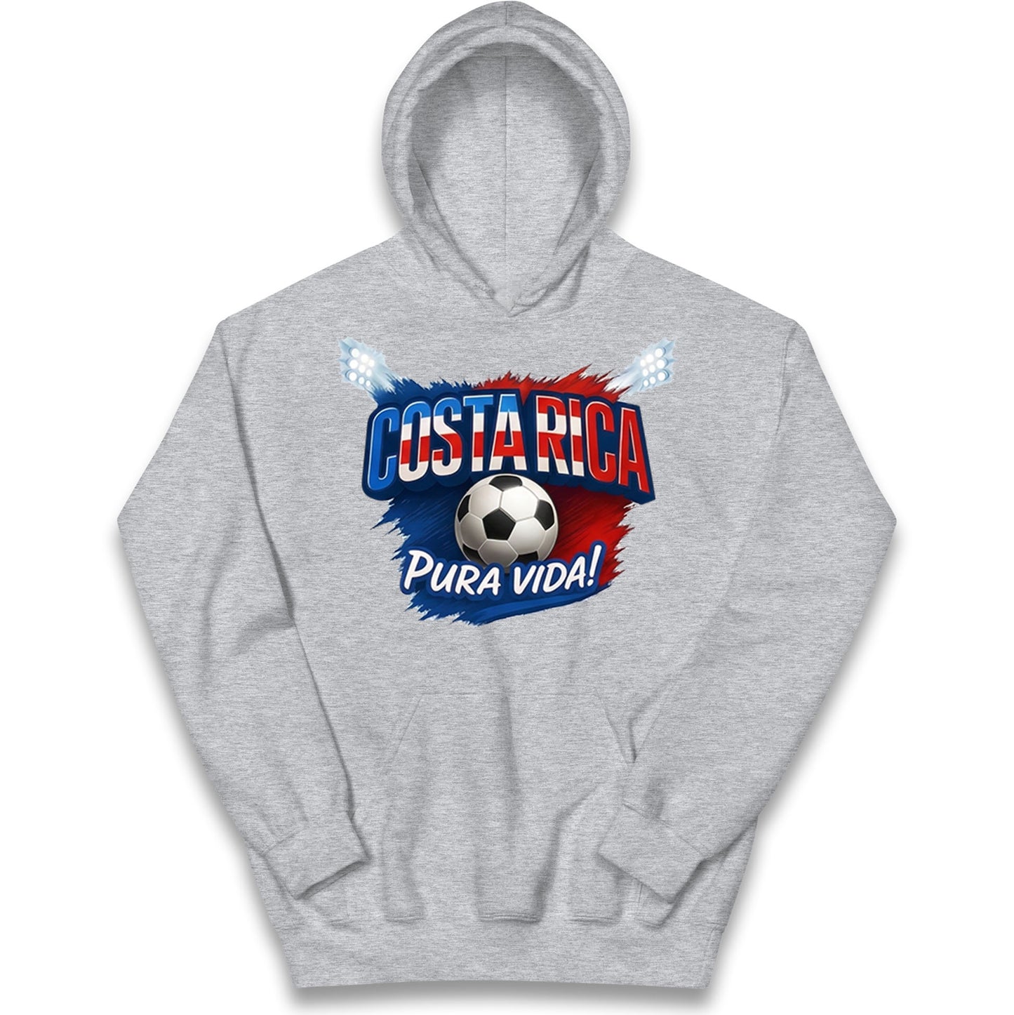 Costa Rica Retro World Cup Kids Hoodie