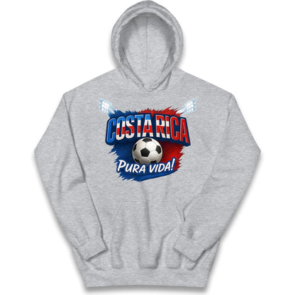 Costa Rica Retro World Cup Kids Hoodie
