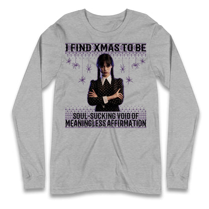 Wednesday Christmas Longsleeve T Shirt