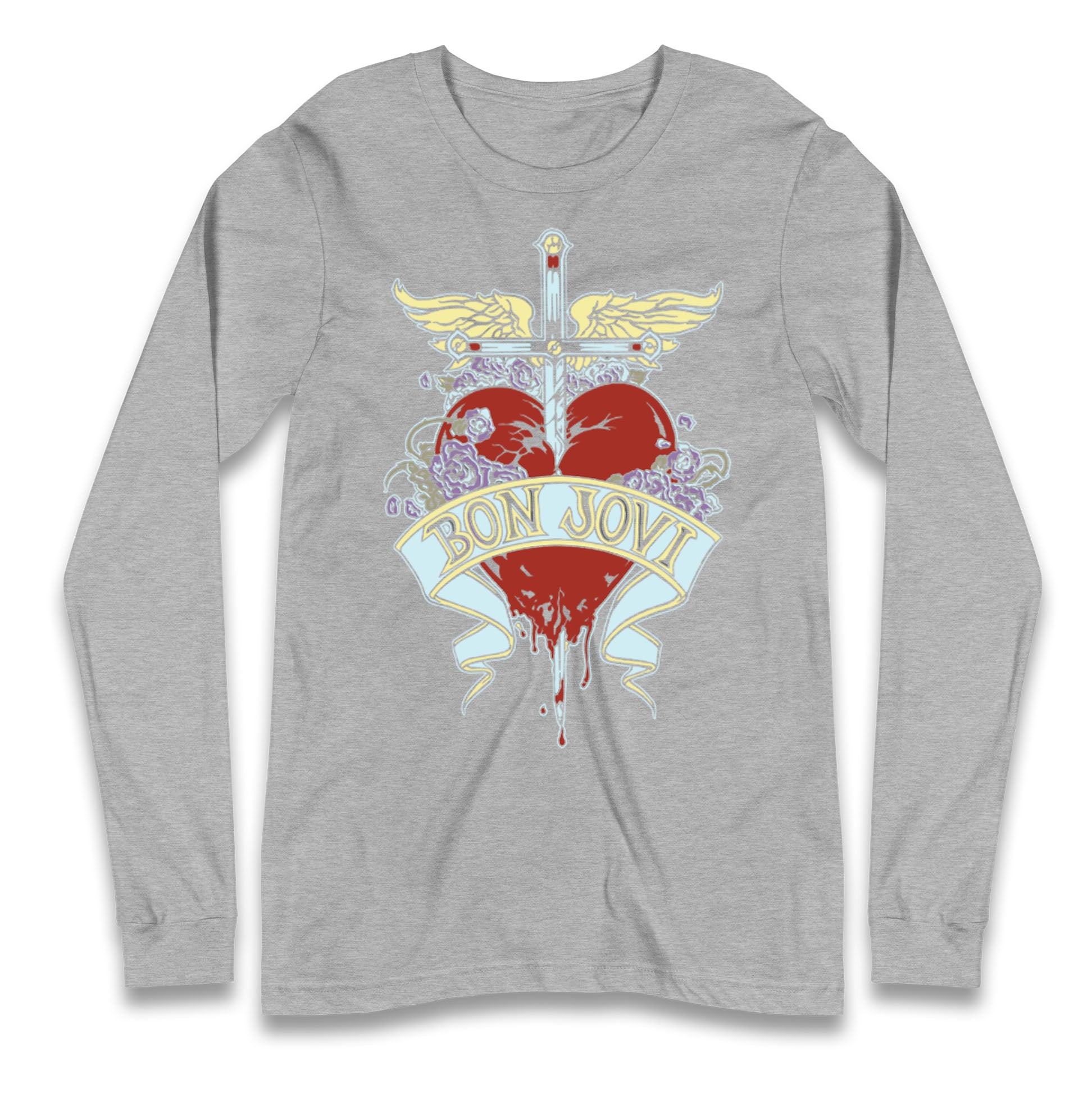 Bon Jovi Rock Band Longsleeve T Shirt 
