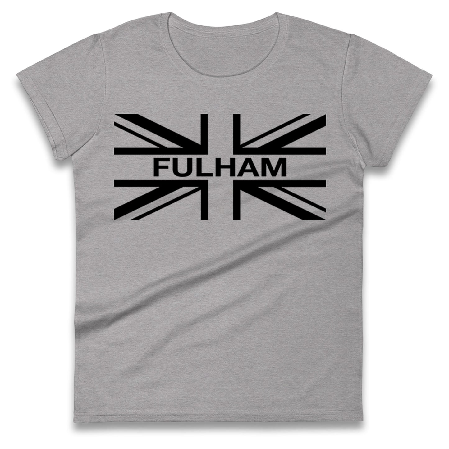 Fulham Football Flag Ladies T Shirt