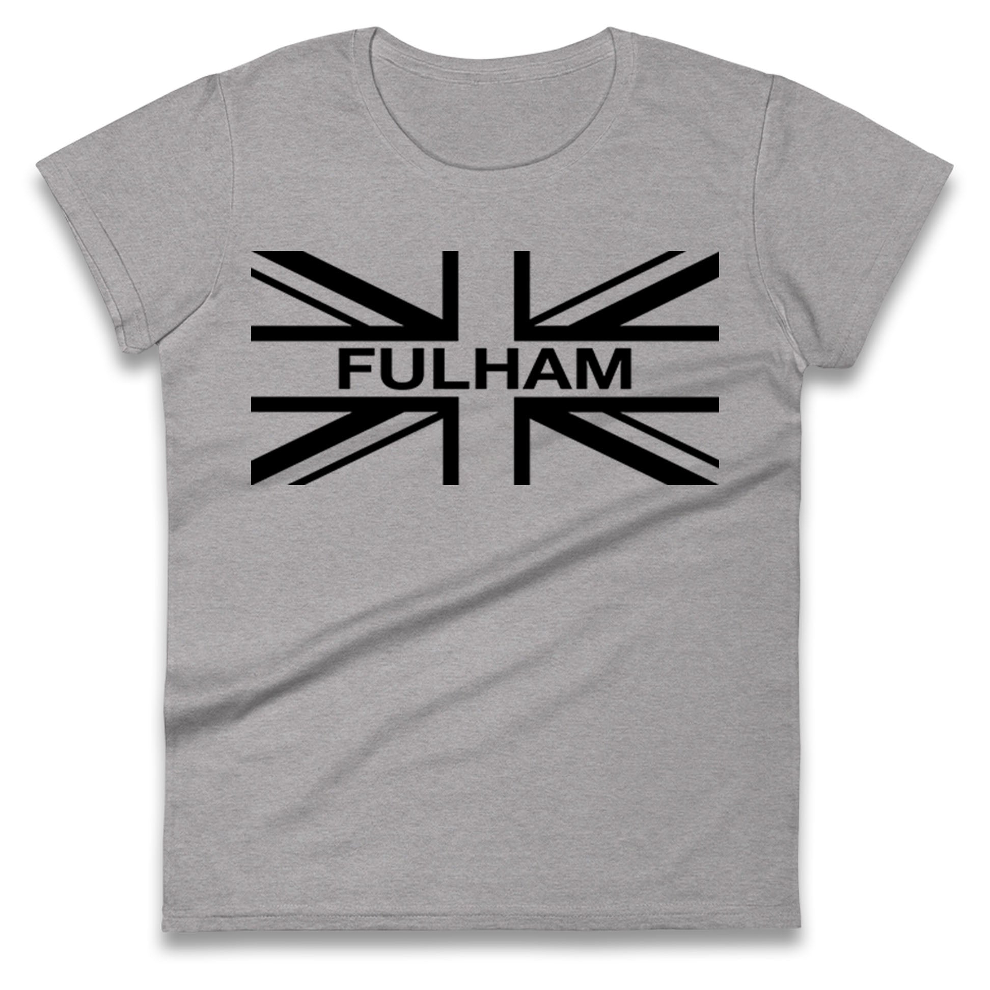 Fulham Football Flag Ladies T Shirt