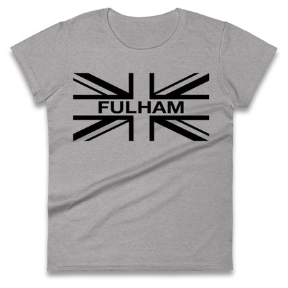 Fulham Football Flag Ladies T Shirt