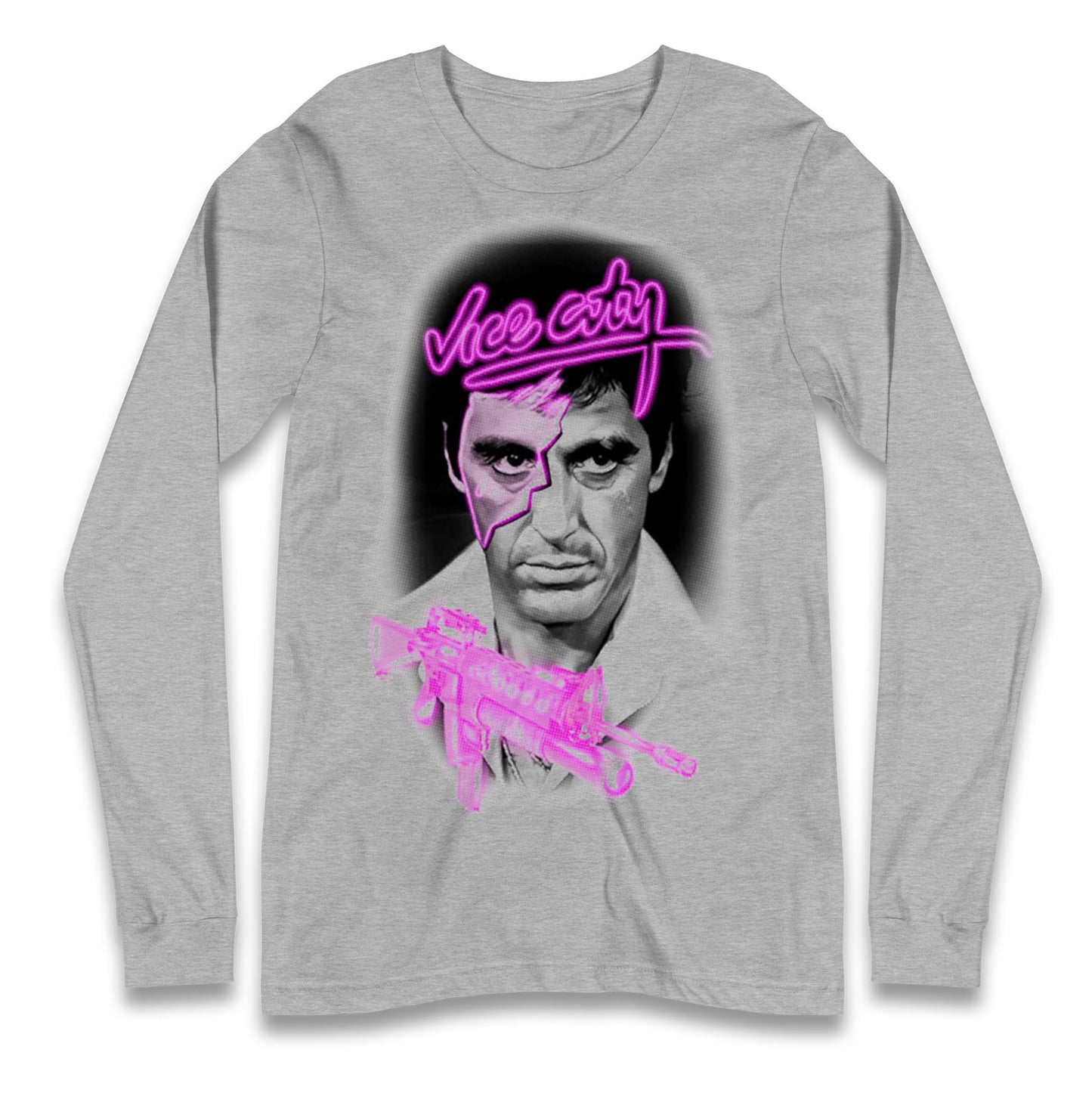 Tony Montana Vice City Longsleeve T Shirt 
